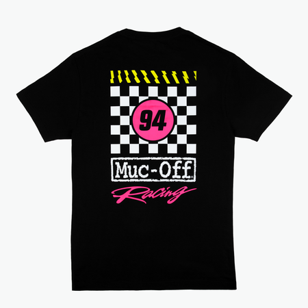 Racing T-Shirt in black, back view