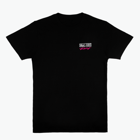 Racing T-Shirt in black, front view