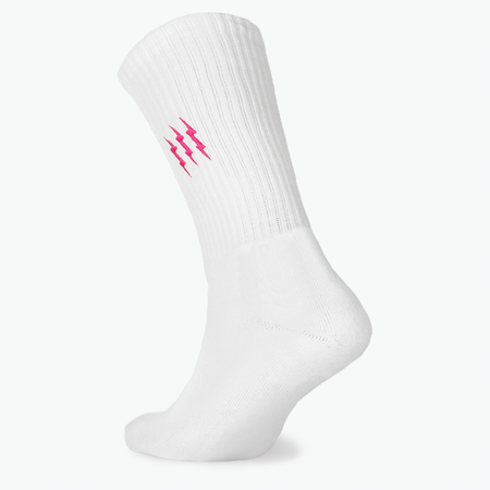 Bolt Socks in white