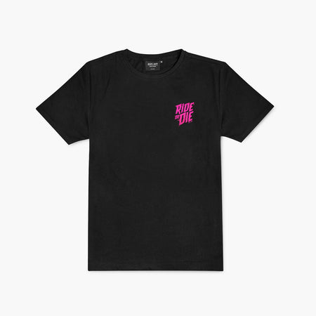 Ride Or Die T-Shirt in black, front view