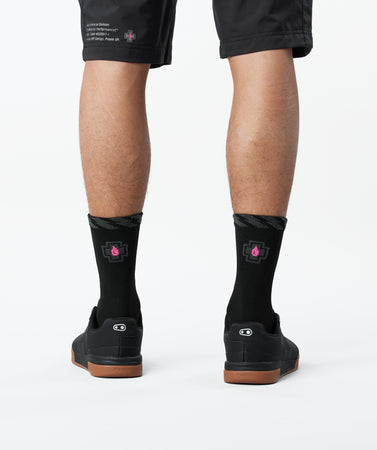 Technical Riders Socks in black, alternate view