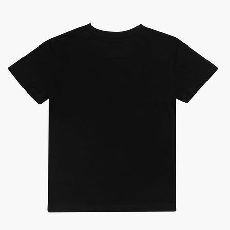 Bolt Kids T-Shirt in black, back view