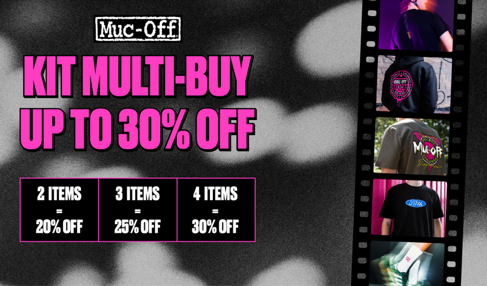 Muc-Off mix and match apparel collection