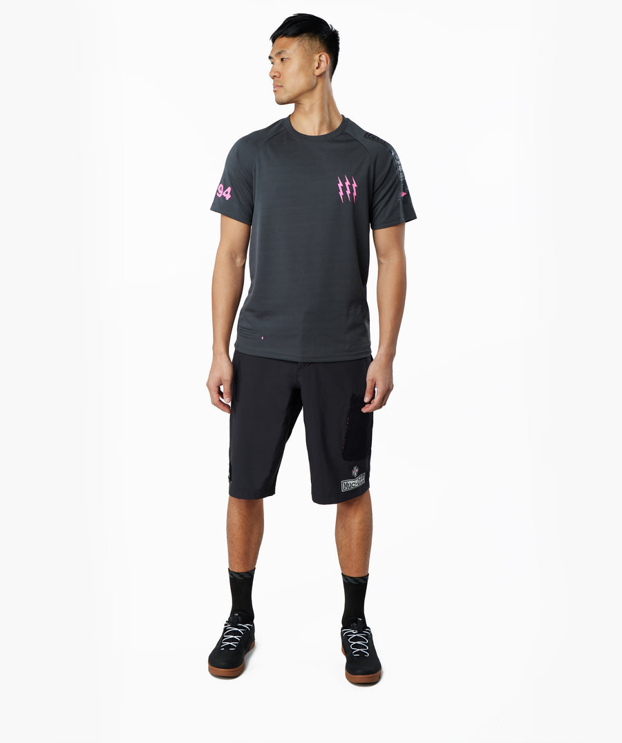 Short Sleeve Mountain Bike Jersey in grey